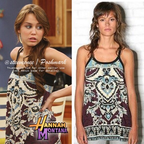Truly Madly Deeply Mixed Up Babydoll Tank ASO Miley Stewart - Picture 1 of 8